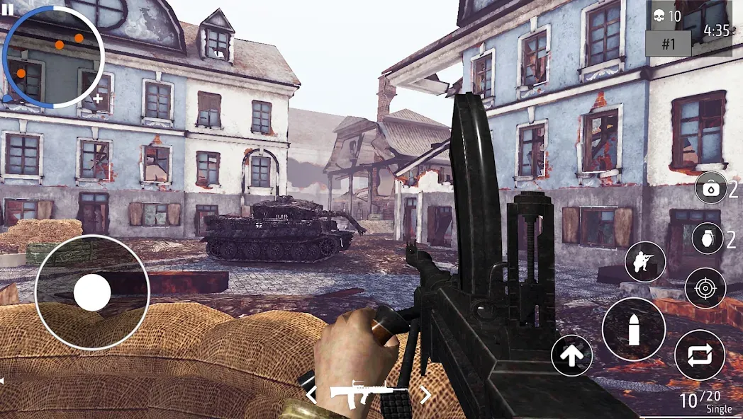 World War 2 Shooter offline [MOD: безлимитные патроны и здоровье] — Скачать бесплатно (APK) — скриншот 3