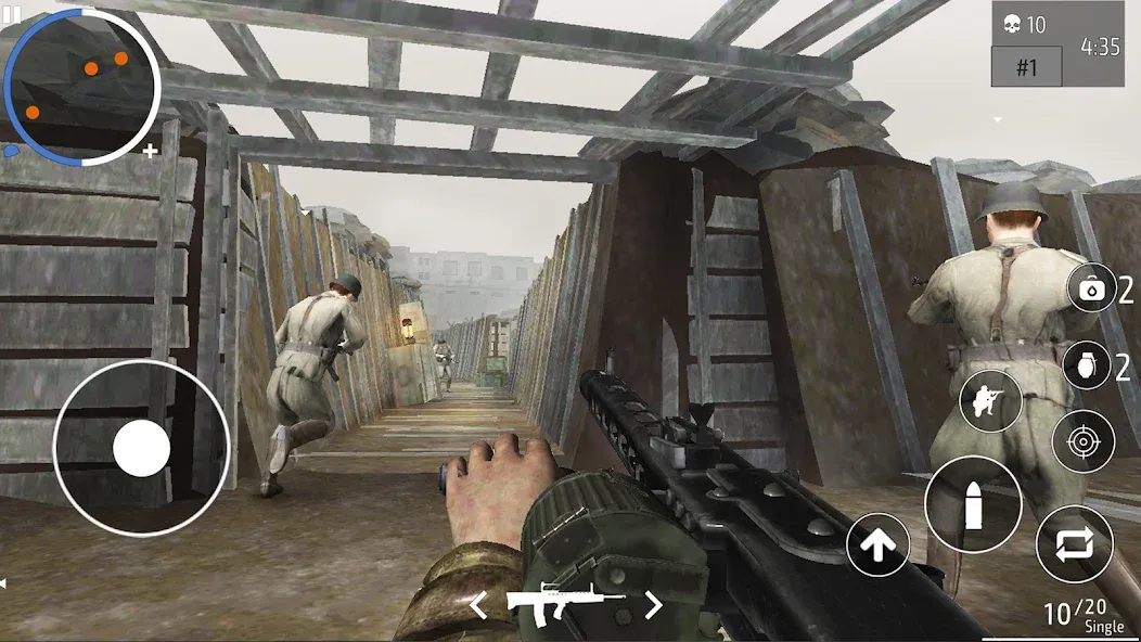 World War 2 Shooter offline [MOD: безлимитные патроны и здоровье] — Скачать бесплатно (APK) — скриншот 4