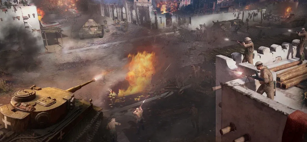 Взломанная World War 2: Strategy Games [MOD: неограниченные ресурсы и войска] на Андроид — скриншот 4