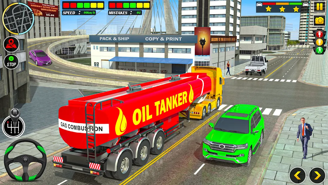 Взломанная Offroad Oil Tanker Truck Games [MOD: безлимитные деньги и топливо] на Андроид — скриншот 2