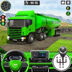 Взломанная Offroad Oil Tanker Truck Games [MOD: безлимитные деньги и топливо] на Андроид