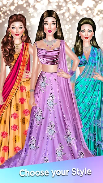 Скачать взлом Dress Up Game-Make Up games [MOD: безлимитные деньги и всё открыто] — скриншот 3