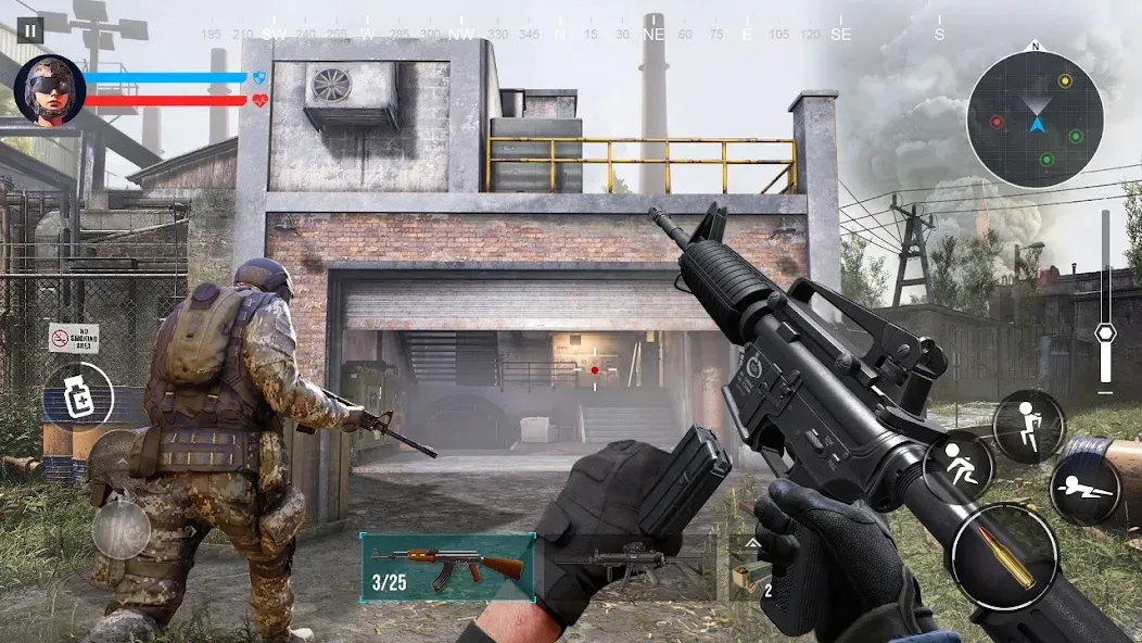 Call of Warfare FPS War Game [MOD: безлимитные патроны и здоровье] (Бесплатно / APK) — скриншот 2