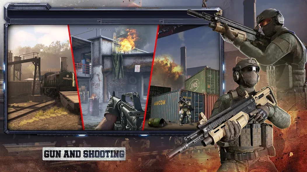 Call of Warfare FPS War Game [MOD: безлимитные патроны и здоровье] (Бесплатно / APK) — скриншот 5