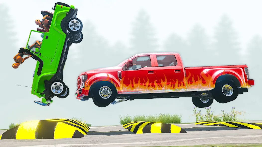 Взломанная Car Crash: 3D Mega Demolition [MOD: безлимитные деньги и разрушения] на Андроид — скриншот 1