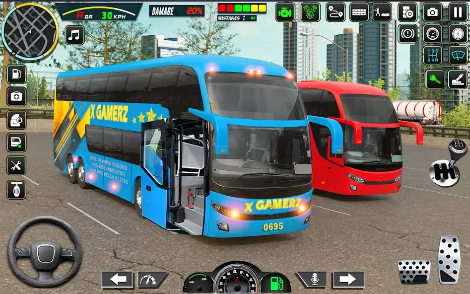 Скачать City Bus Simulator - Bus Drive [MOD: безлимитные деньги и топливо] на телефон — скриншот 2