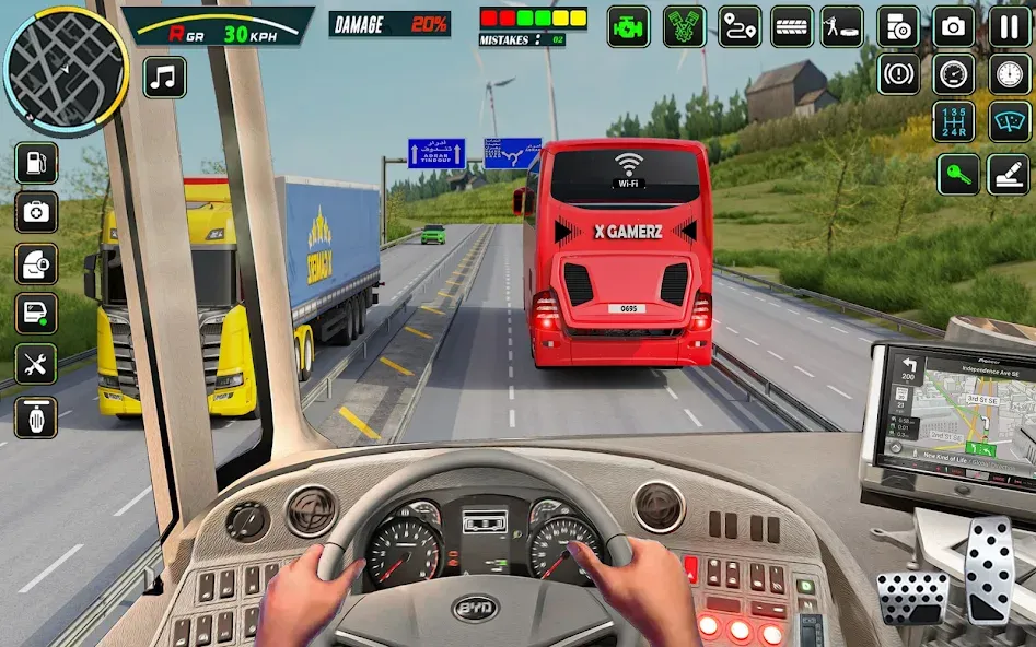 Скачать City Bus Simulator - Bus Drive [MOD: безлимитные деньги и топливо] на телефон — скриншот 3