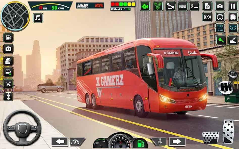 Скачать City Bus Simulator - Bus Drive [MOD: безлимитные деньги и топливо] на телефон — скриншот 4