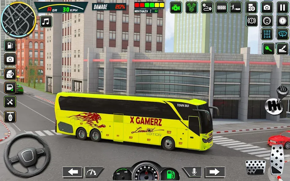 Скачать City Bus Simulator - Bus Drive [MOD: безлимитные деньги и топливо] на телефон — скриншот 5