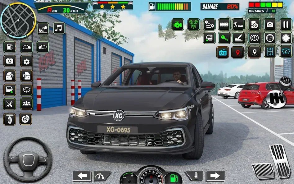 City Car Driving - Car Games [MOD: безлимитные деньги и все машины] последняя версия — скриншот 1
