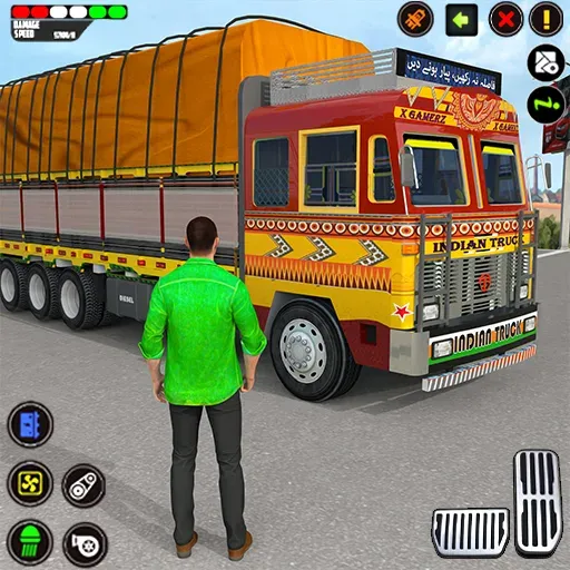 Взломанная Indian Truck Drive Truck Games [MOD: безлимитные деньги и все машины] на Андроид — скриншот 1