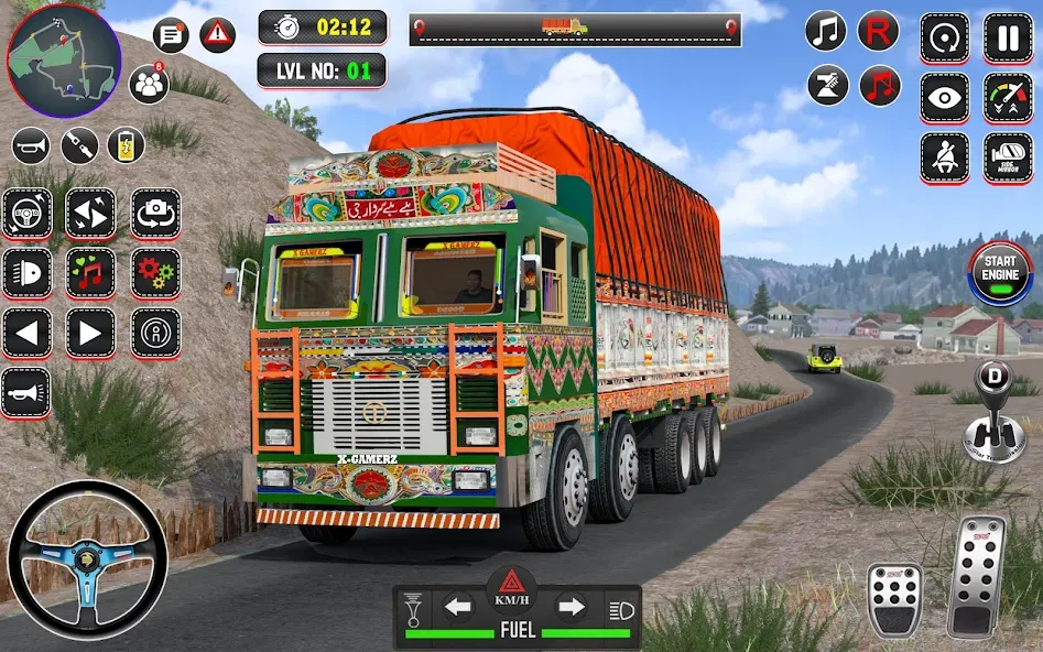 Взломанная Indian Truck Drive Truck Games [MOD: безлимитные деньги и все машины] на Андроид — скриншот 2