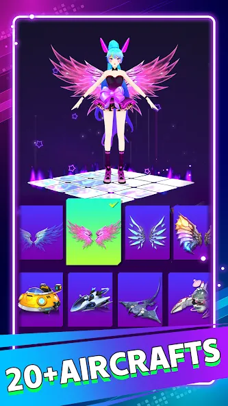 Взломанная Beat Dancing EDM:music game [MOD: безлимитные деньги и все песни открыты] на Андроид — скриншот 5