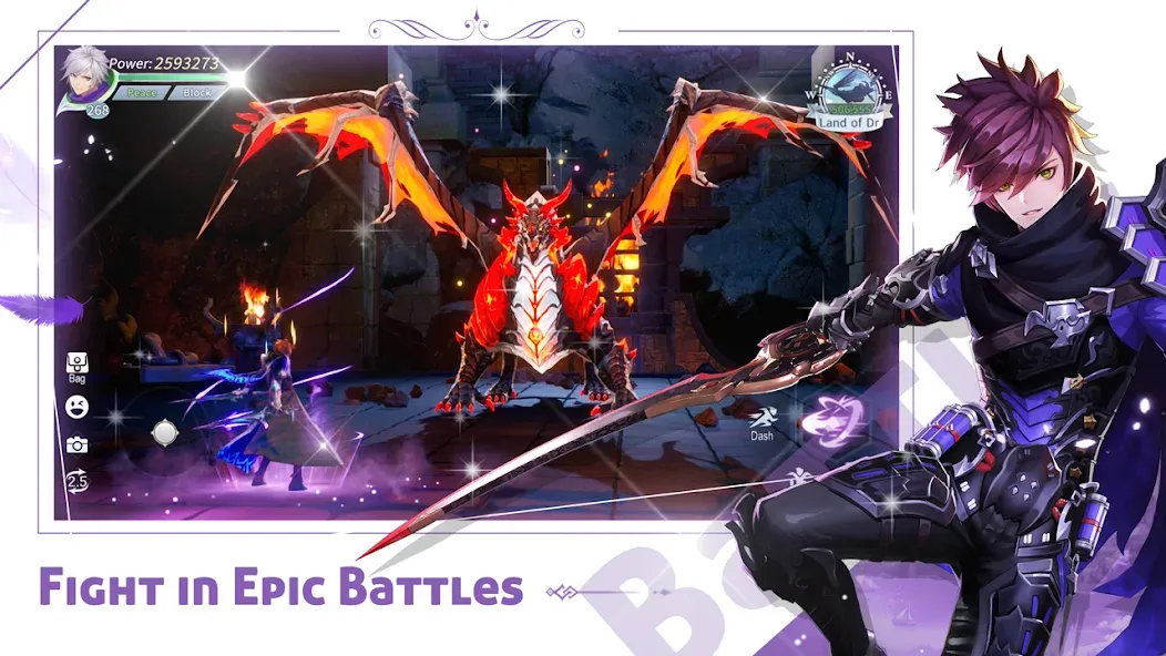 Dragonicle: 2024 Fantasy RPG [MOD: безлимитные ресурсы и быстрый прогресс] последняя версия — скриншот 3