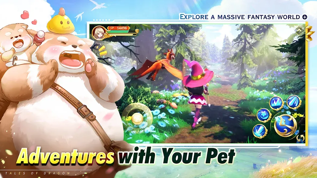 Взломанная Tales of Dragon - Fantasy RPG [MOD: безлимитные ресурсы и усиленные герои] на Андроид — скриншот 5