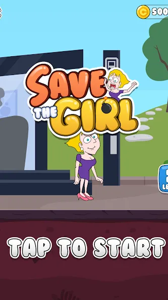 Save The Girl [MOD: безлимитные подсказки и пропуск уровней] (Бесплатно / APK) — скриншот 1