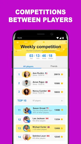 QuizzClub. Quiz & Trivia game [MOD: безлимитные подсказки и жизни] на Андроид — скриншот 5