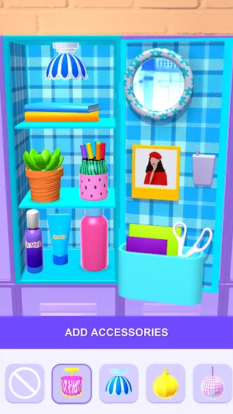 DIY Locker 3D [MOD: разблокированы все шкафчики и уровни] последняя версия — скриншот 4