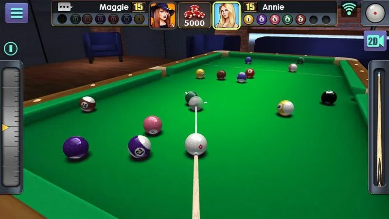 3D Pool Ball [MOD: безлимитные монеты и все столы открыты] на Андроид — скриншот 2
