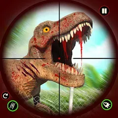 Скачать Dino Hunting Sniper Shooter 3D [MOD: безлимитные деньги и патроны]