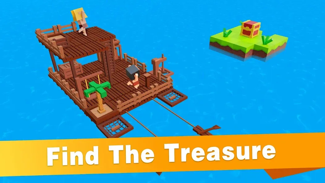 Взломанная Idle Arks: Build at Sea [MOD: безлимитные ресурсы и ускоренное строительство] на Андроид — скриншот 1