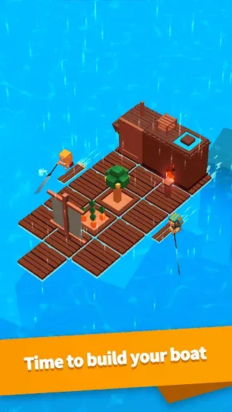 Взломанная Idle Arks: Build at Sea [MOD: безлимитные ресурсы и ускоренное строительство] на Андроид — скриншот 4