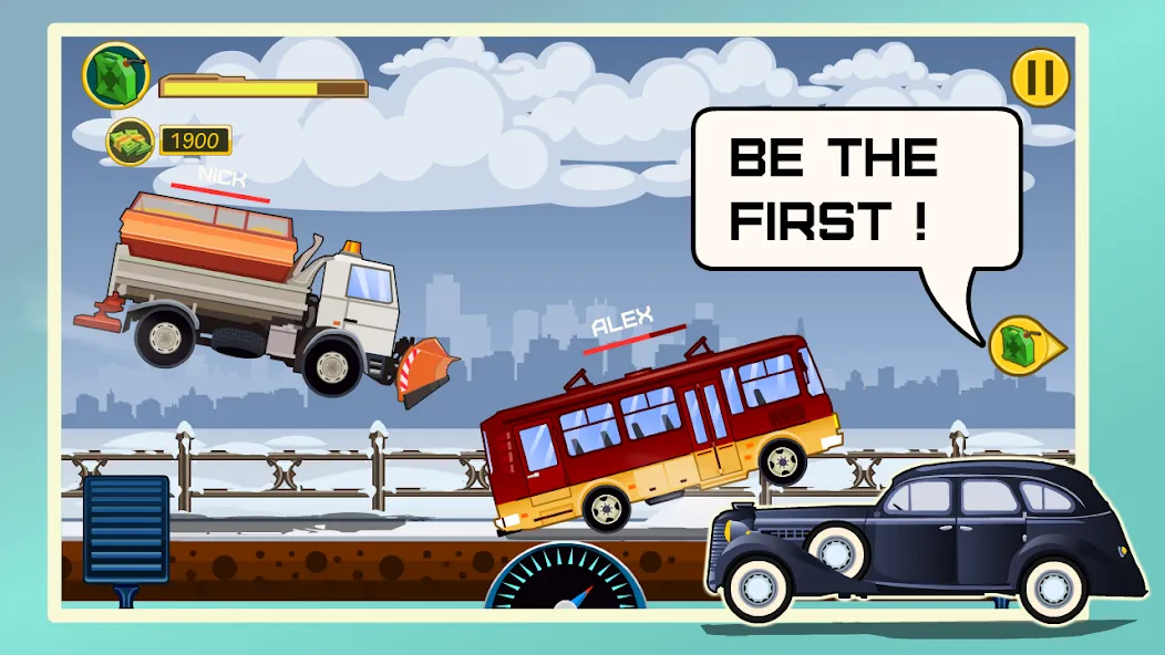 Скачать взлом Mad Hill Racing: Bluetooth [MOD: много денег и открыты трассы] — скриншот 4