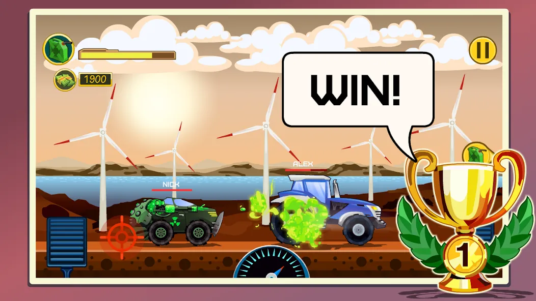 Скачать взлом Mad Hill Racing: Bluetooth [MOD: много денег и открыты трассы] — скриншот 5