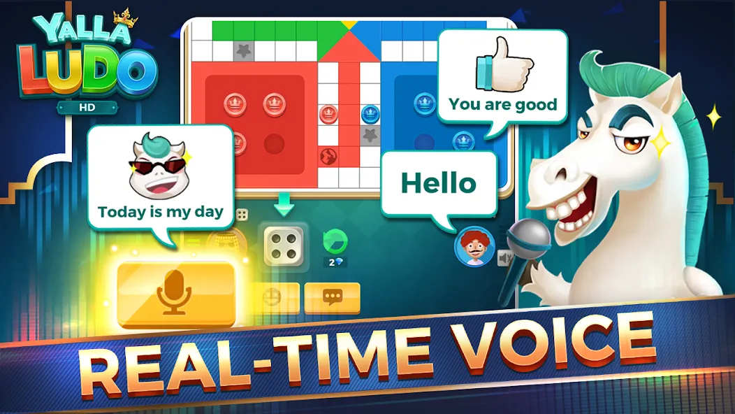 Скачать Yalla Ludo HD [MOD: больше монет и открыты все поля] — скриншот 3