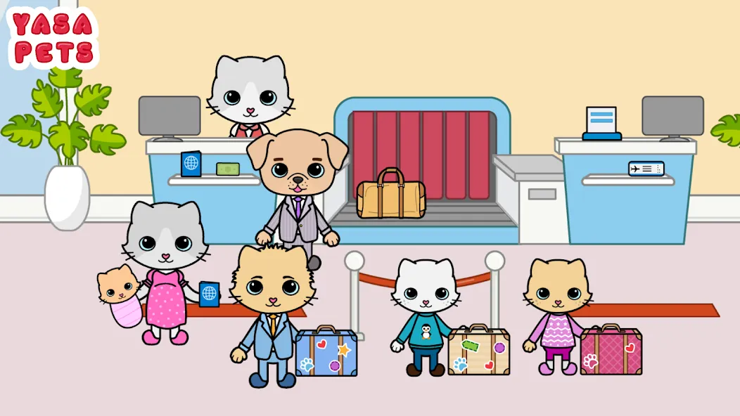 Yasa Pets Vacation [MOD: все локации и персонажи открыты] (Бесплатно / APK) — скриншот 5