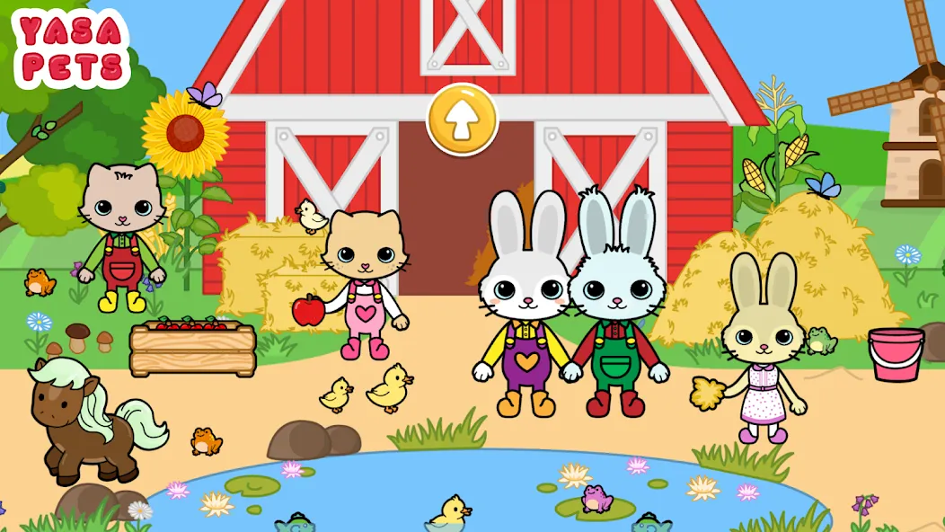Yasa Pets Farm [MOD: много монет и всё открыто] (Бесплатно / APK) — скриншот 1