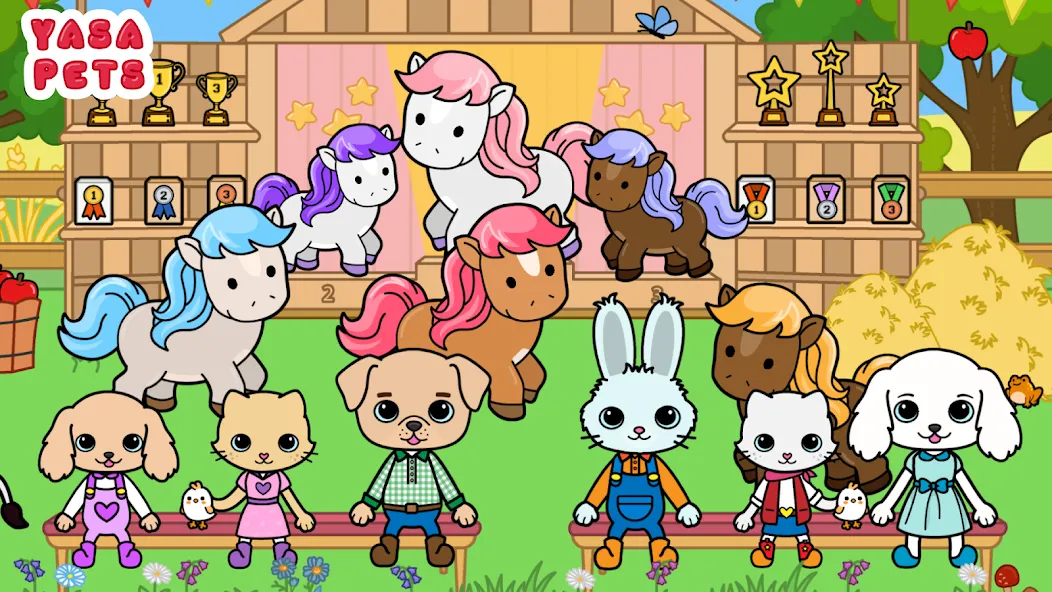 Yasa Pets Farm [MOD: много монет и всё открыто] (Бесплатно / APK) — скриншот 2