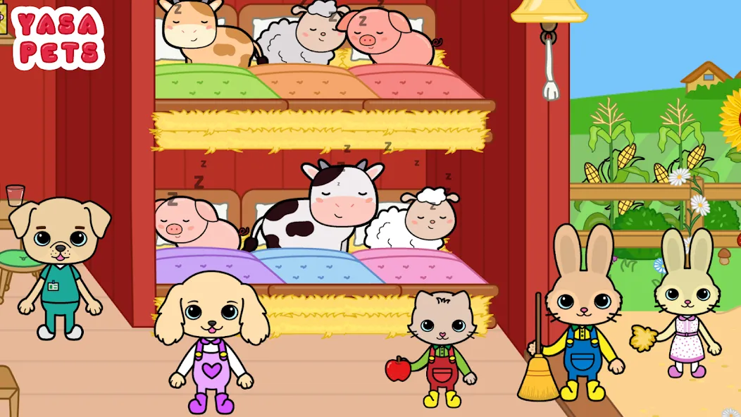 Yasa Pets Farm [MOD: много монет и всё открыто] (Бесплатно / APK) — скриншот 3