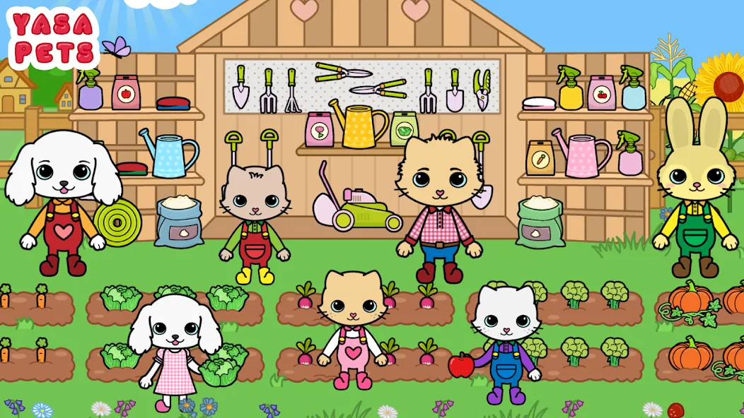Yasa Pets Farm [MOD: много монет и всё открыто] (Бесплатно / APK) — скриншот 5