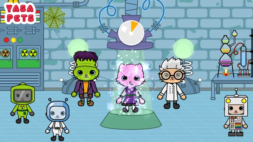 Yasa Pets Halloween [MOD: разблокированы все хэллоуинские предметы] (Бесплатно / APK) — скриншот 3