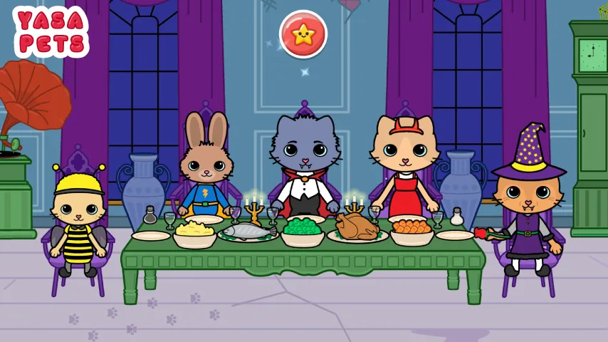 Yasa Pets Halloween [MOD: разблокированы все хэллоуинские предметы] (Бесплатно / APK) — скриншот 4