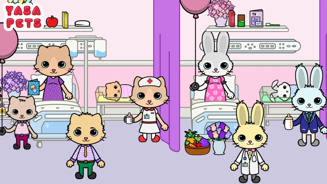 Скачать Yasa Pets Hospital [MOD: безлимитные деньги и всё открыто] на телефон — скриншот 5