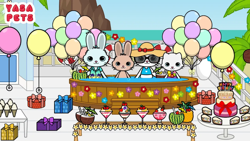 Скачать взлом Yasa Pets Island [MOD: безлимитные деньги и всё открыто] — скриншот 3