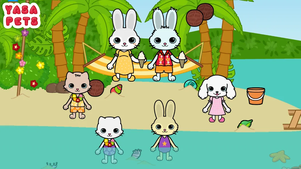 Скачать взлом Yasa Pets Island [MOD: безлимитные деньги и всё открыто] — скриншот 5