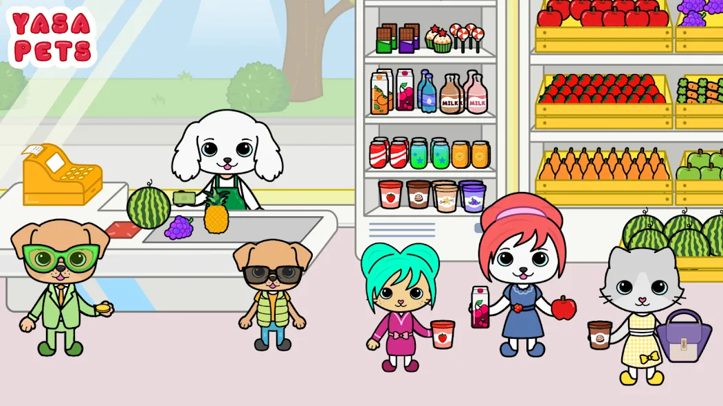 Скачать Yasa Pets Mall [MOD: все магазины открыты и без рекламы] — скриншот 5