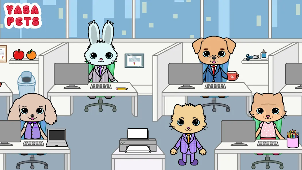 Yasa Pets Tower [MOD: безлимитные монеты и все этажи открыты] последняя версия — скриншот 1