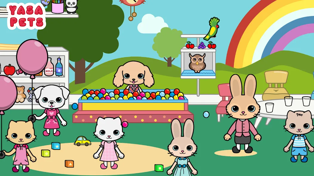 Yasa Pets Tower [MOD: безлимитные монеты и все этажи открыты] последняя версия — скриншот 2