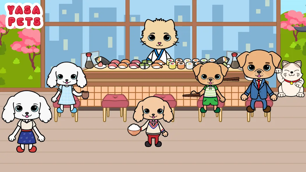 Yasa Pets Tower [MOD: безлимитные монеты и все этажи открыты] последняя версия — скриншот 3