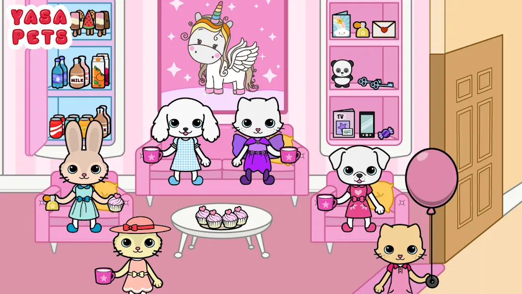 Yasa Pets Tower [MOD: безлимитные монеты и все этажи открыты] последняя версия — скриншот 4