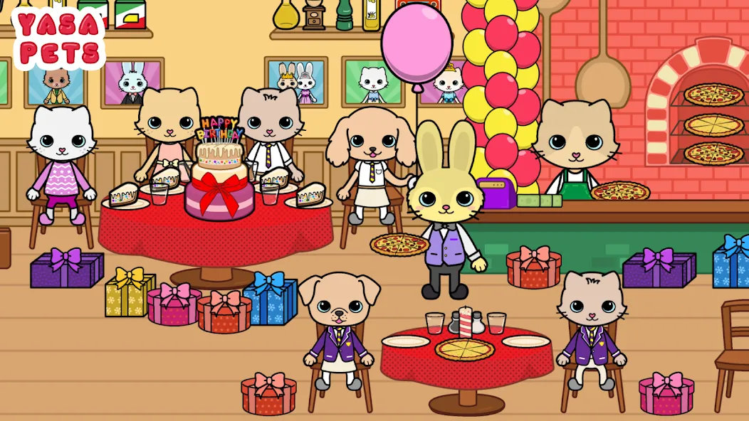 Yasa Pets Town [MOD: все персонажи и локации открыты] последняя версия — скриншот 3