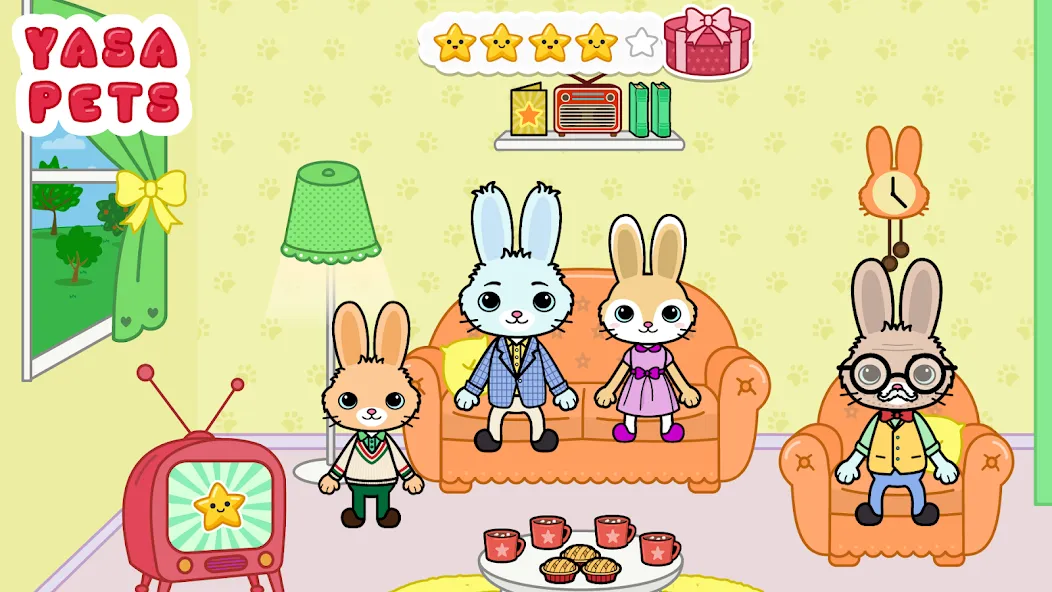 Скачать Yasa Pets Village [MOD: разблокированы все локации и предметы] на телефон — скриншот 1