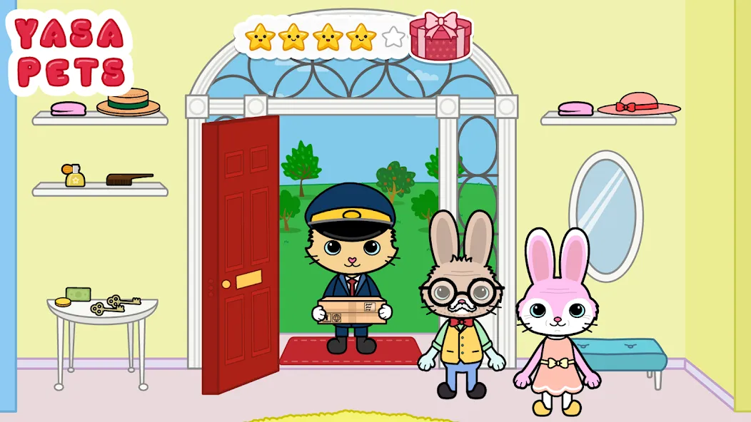 Скачать Yasa Pets Village [MOD: разблокированы все локации и предметы] на телефон — скриншот 3