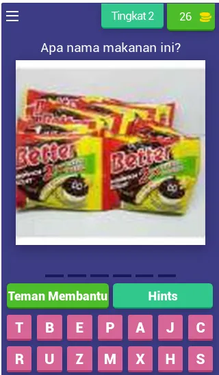 Tebak Makanan Ringan Indonesia [MOD: подсказки доступны без ограничений] на Андроид — скриншот 3