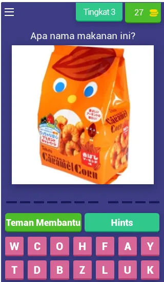 Tebak Makanan Ringan Indonesia [MOD: подсказки доступны без ограничений] на Андроид — скриншот 4