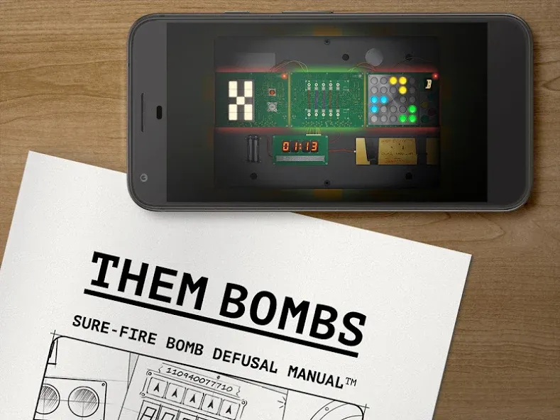 Скачать взлом Them Bombs: co-op board game [MOD: безлимитные подсказки и открытые миссии] — скриншот 3
